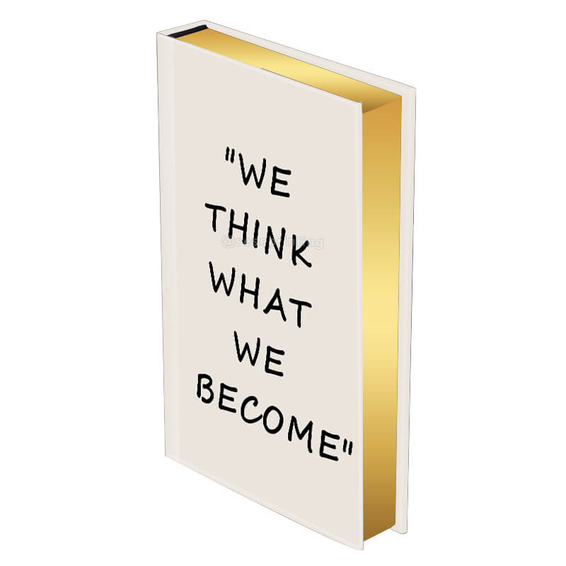 Custom A5 Mindfulness Planner Printing with Gold Sprayed Edges