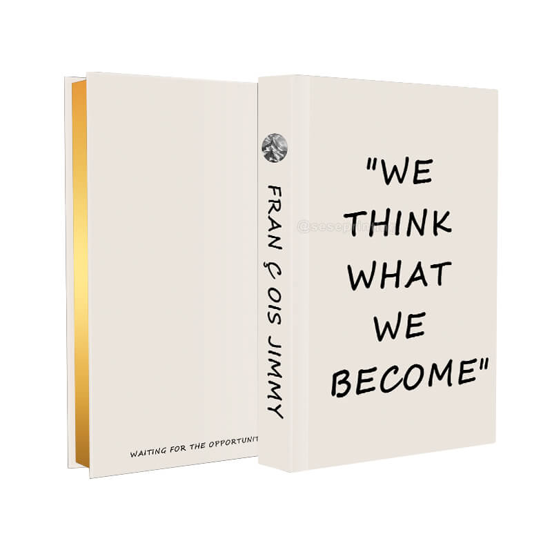Custom A5 Mindfulness Planner Printing with Gold Sprayed Edges