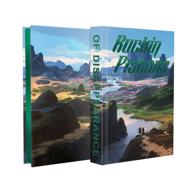Personalized Hardback Books with Foil Stamping and Sprayed Edges Design
