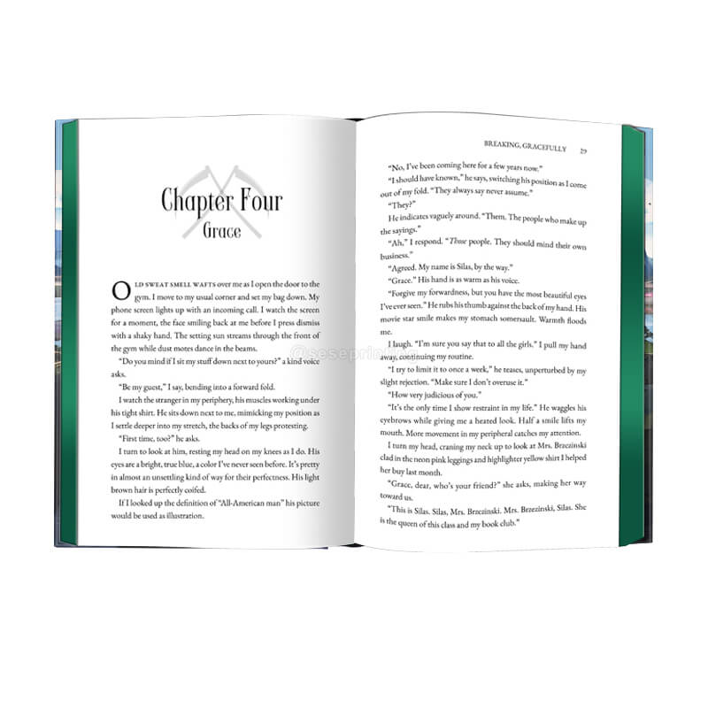 Personalized Hardback Books with Foil Stamping and Sprayed Edges Design