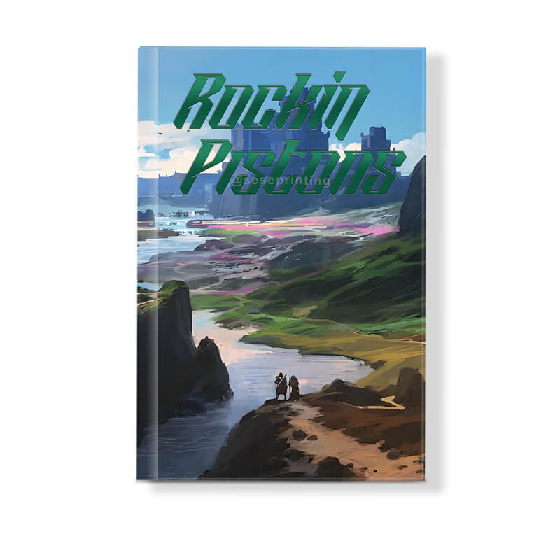 Personalized Hardback Books with Foil Stamping and Sprayed Edges Design