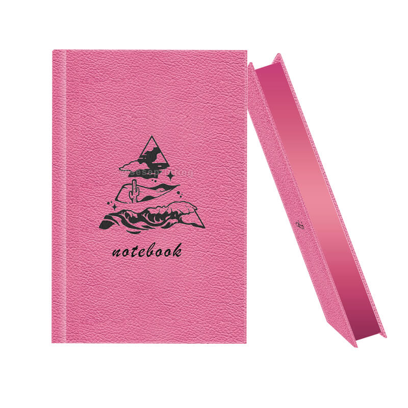 Promotional A5 Sprayed Edges Journal Leather Hardcover Notebooks