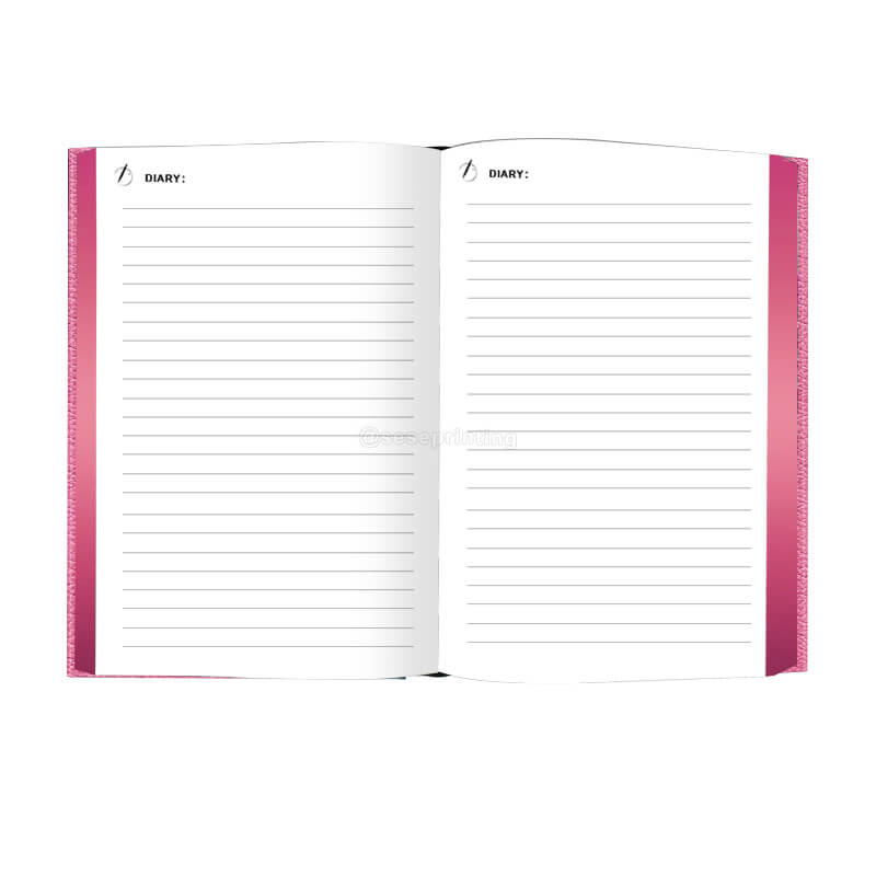 Promotional A5 Sprayed Edges Journal Leather Hardcover Notebooks