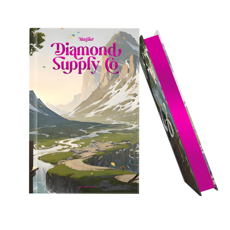 Print Your Own Book with Custom Sprayed Edges and Foil Covers