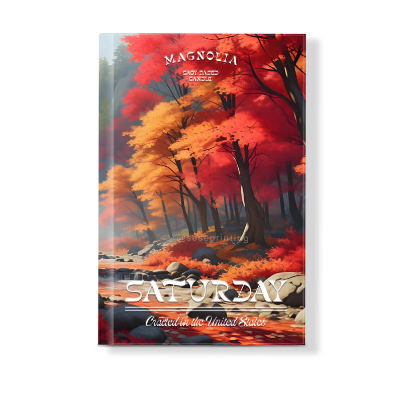 Special Edition Hardcover Fiction Novel with Pattern Sprayed Edges