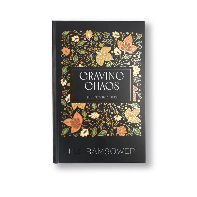 Custom Sprayed Edges Hardcover Books with Foil on Cover and Spine