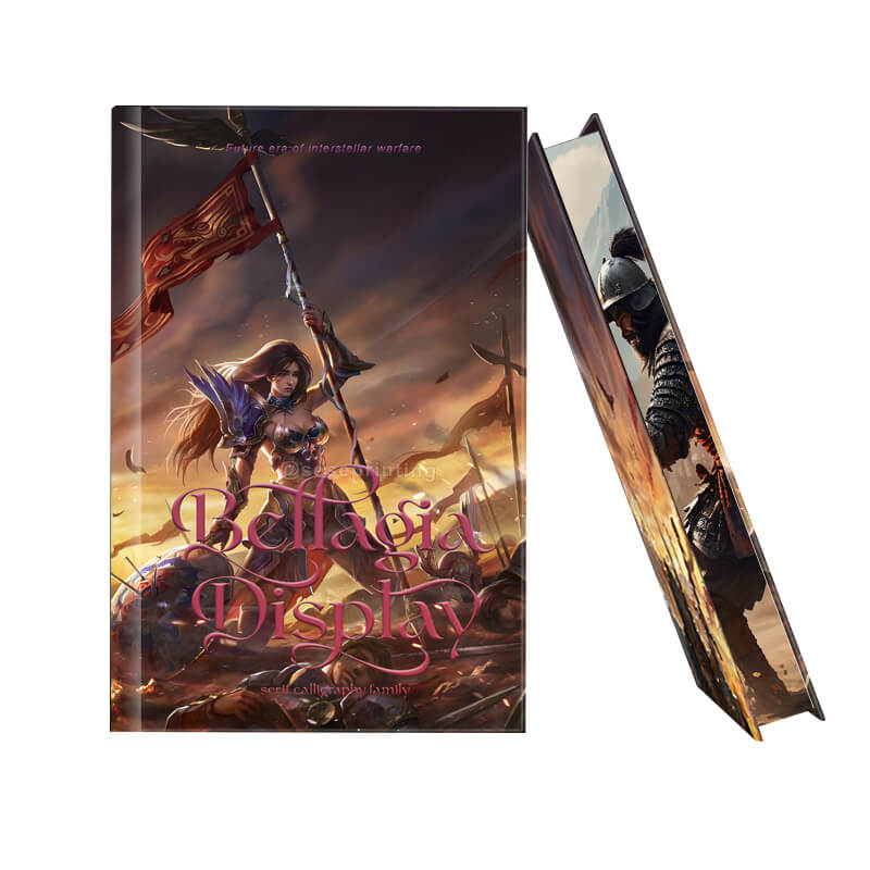 Personalized Hardbacks with Foil-Stamped and Stenciled Edges