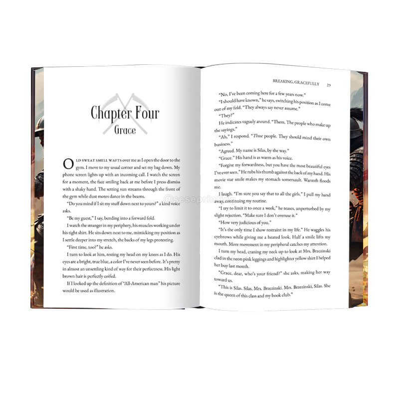 Personalized Hardbacks with Foil-Stamped and Stenciled Edges