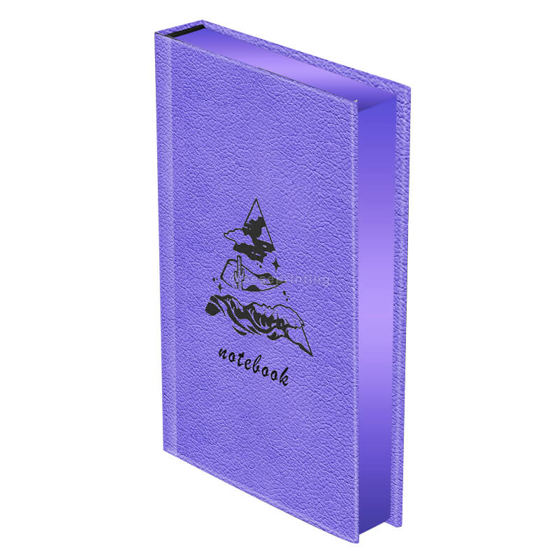 Leather Hardcover Journal Notebook with Colorful Sprayed Edges