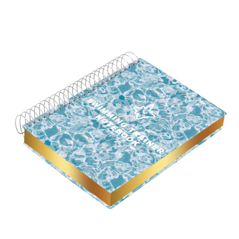 Create Hardcover Spiral Daily Journal Planner with Gilding Edges