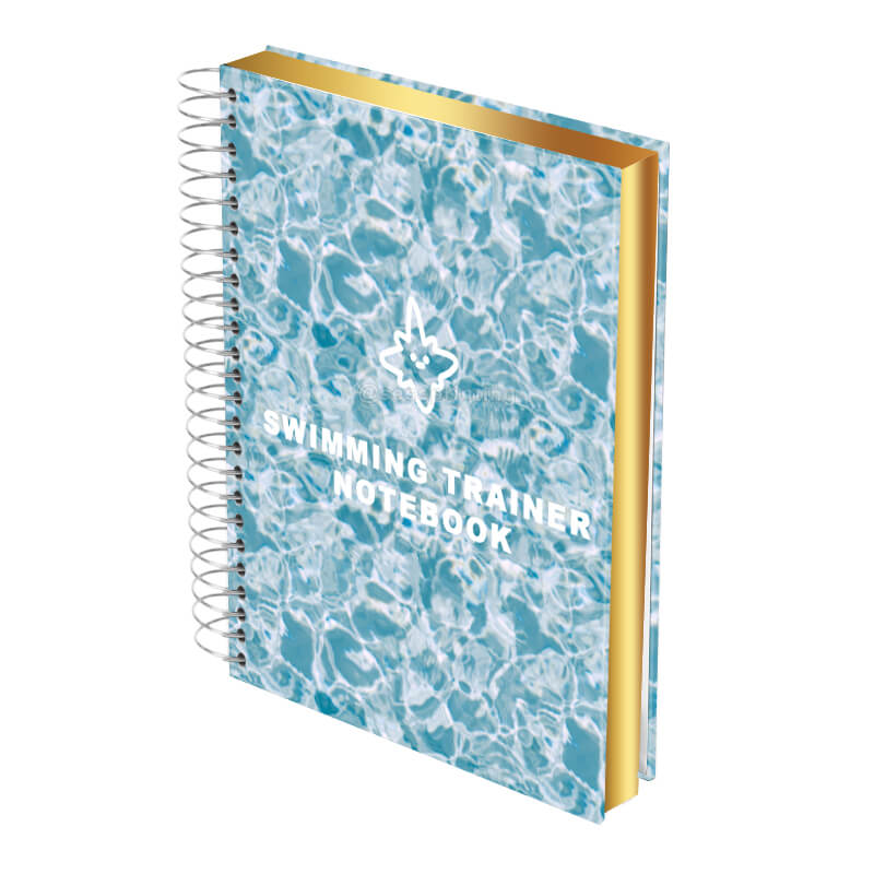 Create Hardcover Spiral Daily Journal Planner with Gilding Edges