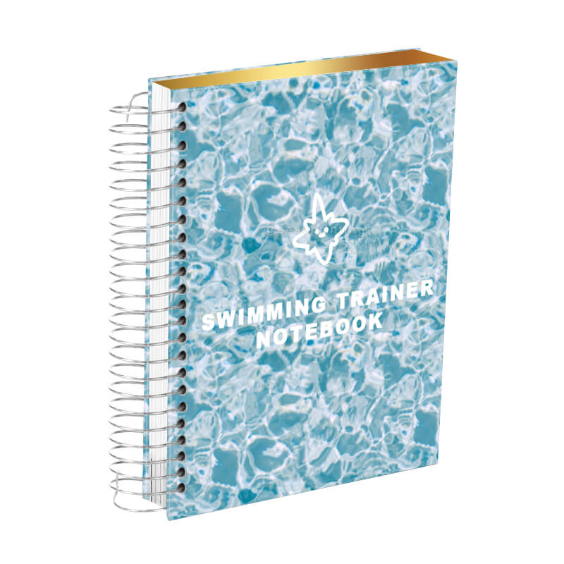 Create Hardcover Spiral Daily Journal Planner with Gilding Edges