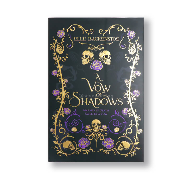 Hardcover Book with Stenciled Edges, Printed Dust Jackets and Foiled Covers