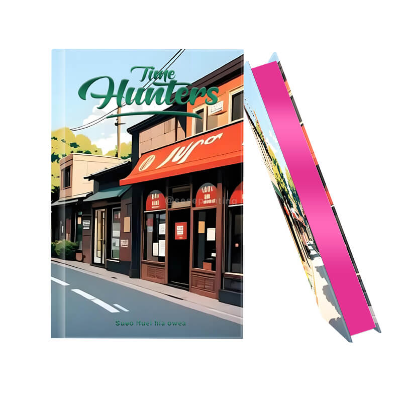 Make Your Own Hard Cover Book Printed with Sprayed Edges