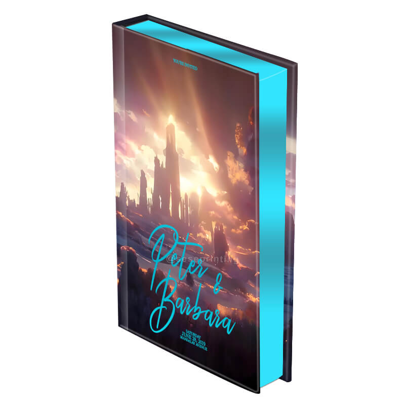 Custom Foil Hardcover Limited Editions Book Printing Sprayed Edges