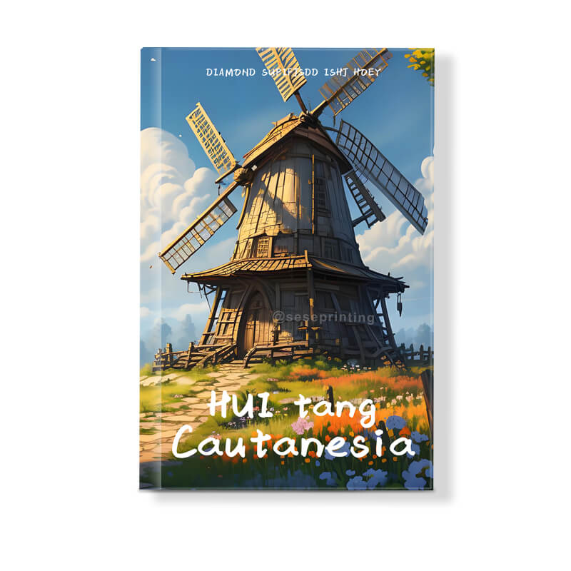 Premium Stenciled Edges Fiction Books with Custom Foil Covers