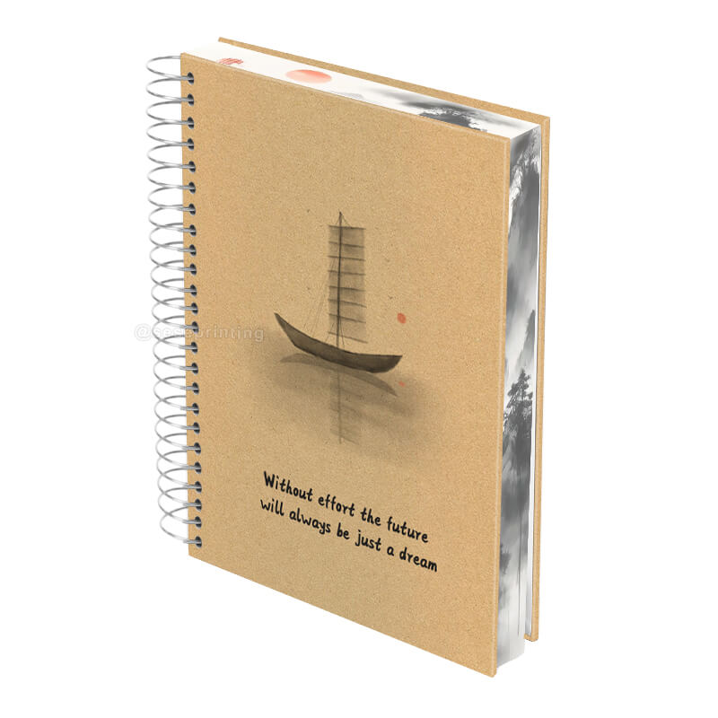 Customized Full Colour Printing Hardcover Planner with Sprayed Edges