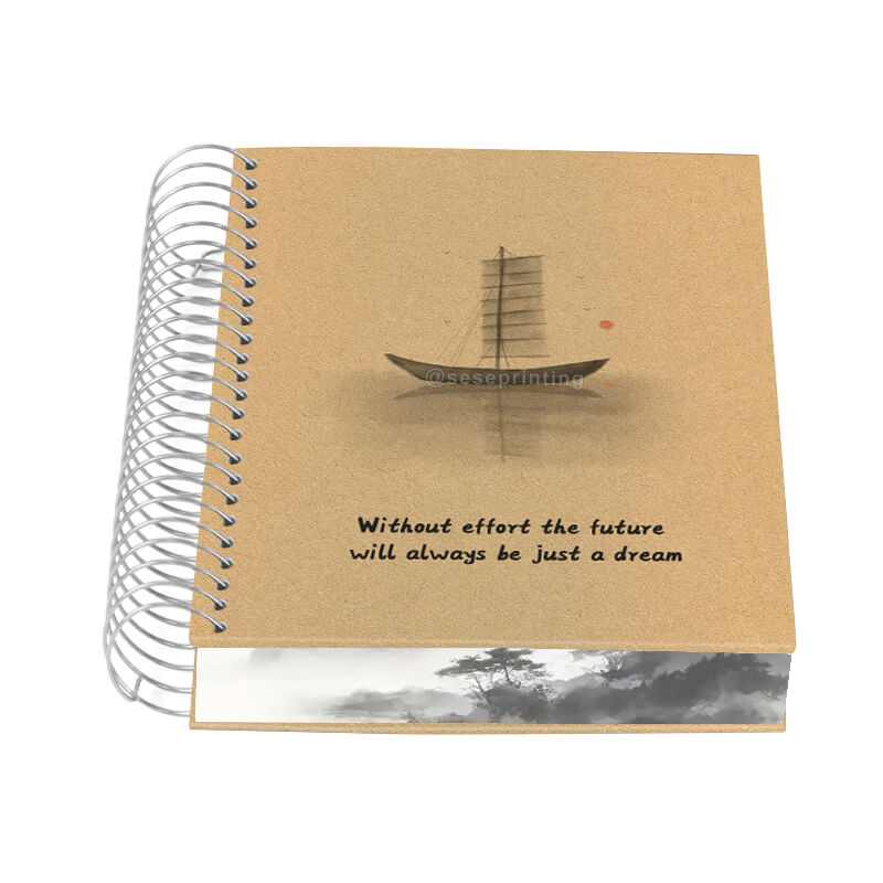 Customized Full Colour Printing Hardcover Planner with Sprayed Edges
