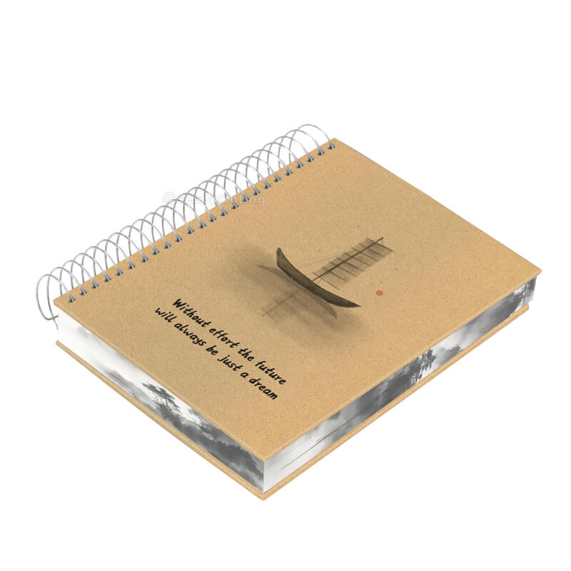Customized Full Colour Printing Hardcover Planner with Sprayed Edges