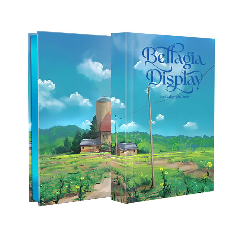 Personalized Sprayed Edge Hardcover Novels with Foil on the Cover