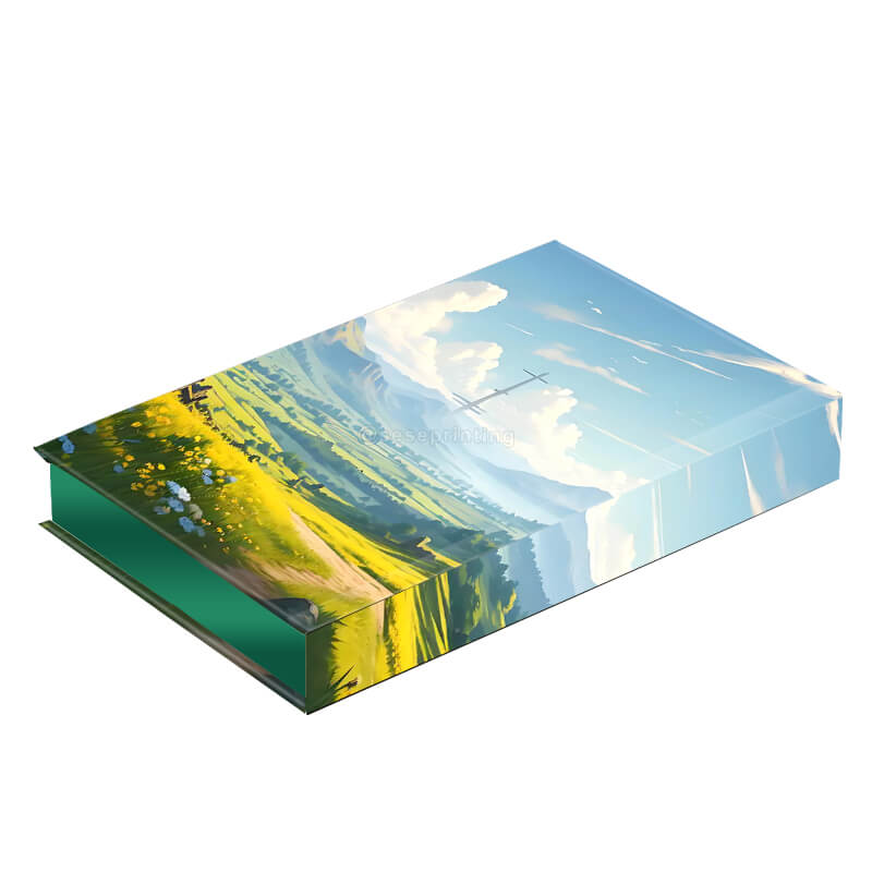 Personalized Sprayed Edge Hardcover Novels with Foil on the Cover
