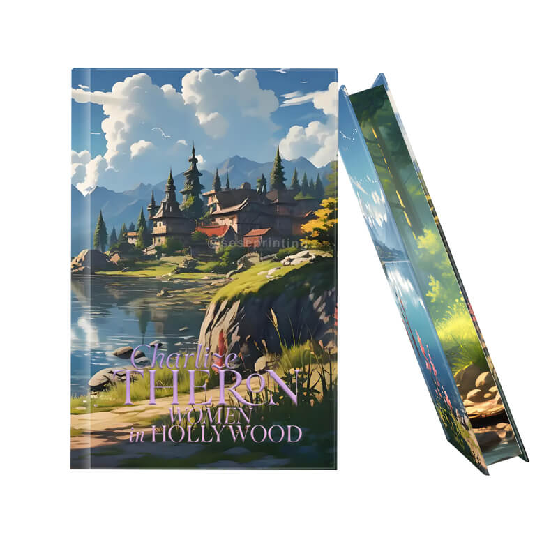 Create Your Own Foil-Stamped Hardcover Fiction Books with Sprayed Edges