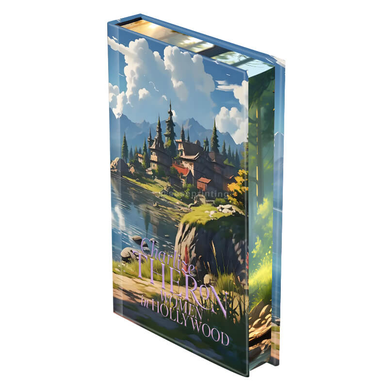 Create Your Own Foil-Stamped Hardcover Fiction Books with Sprayed Edges