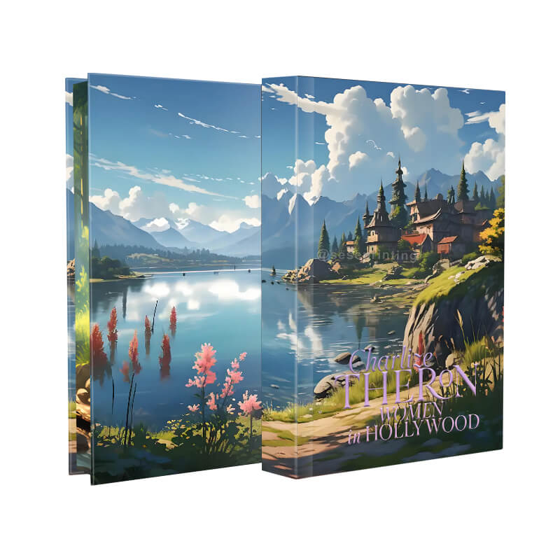 Create Your Own Foil-Stamped Hardcover Fiction Books with Sprayed Edges