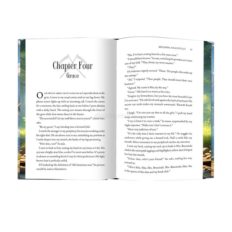 Create Your Own Foil-Stamped Hardcover Fiction Books with Sprayed Edges