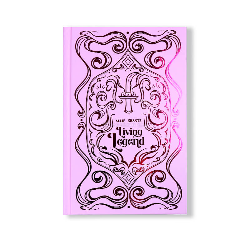 Hardback Special Edition Book with Stencilled Edges and Foiling Covers