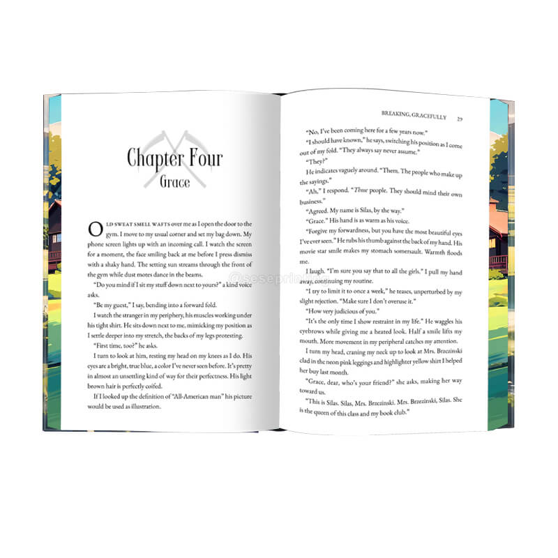 Foil Special Editions Hardcover Book with Pattern Stenciled Edges
