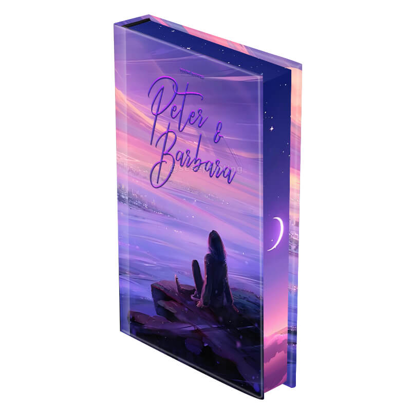 Romance Fiction Books with Foiling Cover and Sprayed Edges