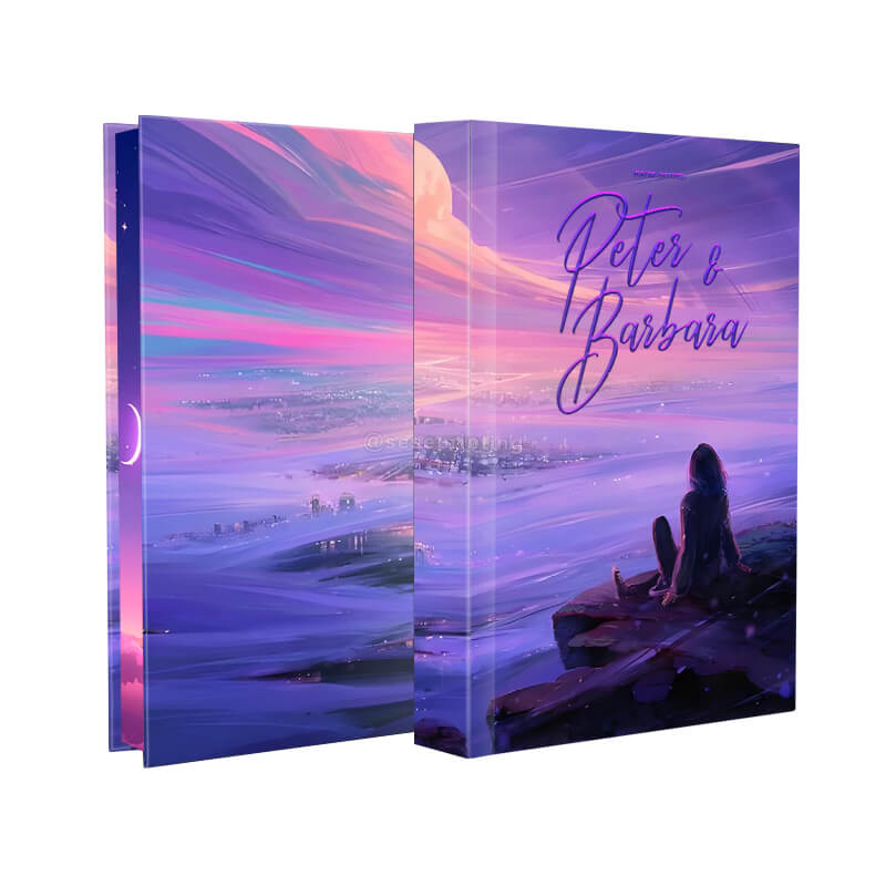 Romance Fiction Books with Foiling Cover and Sprayed Edges