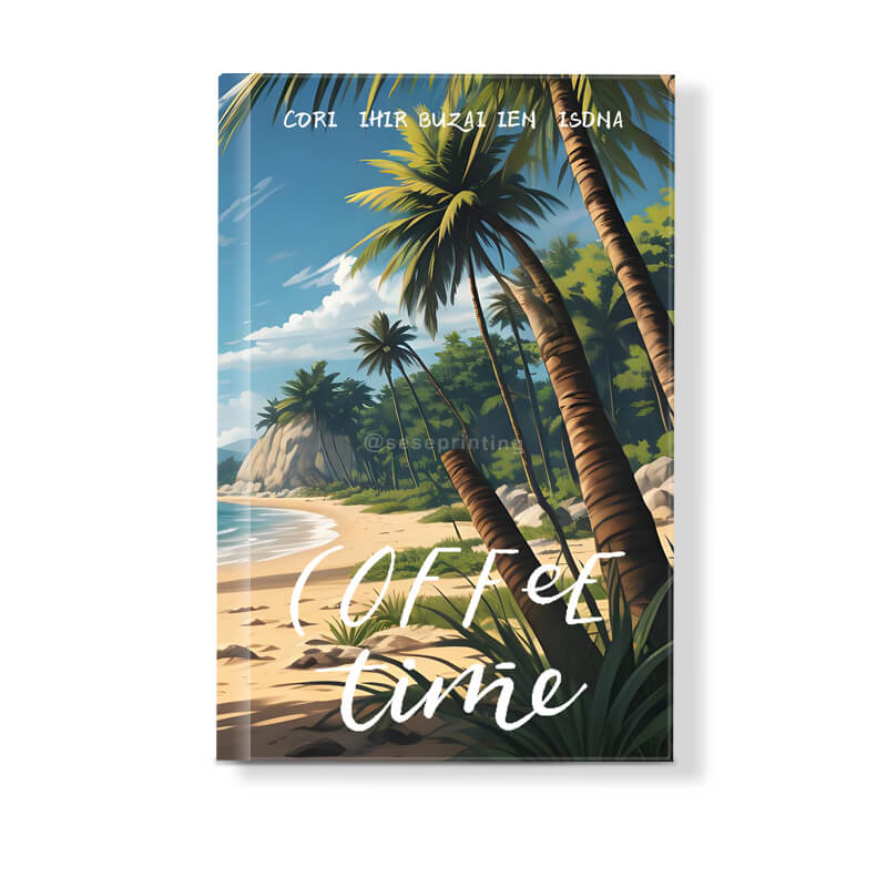 Hardcover Book with Full Color Stenciled Edges and Foil on Cover