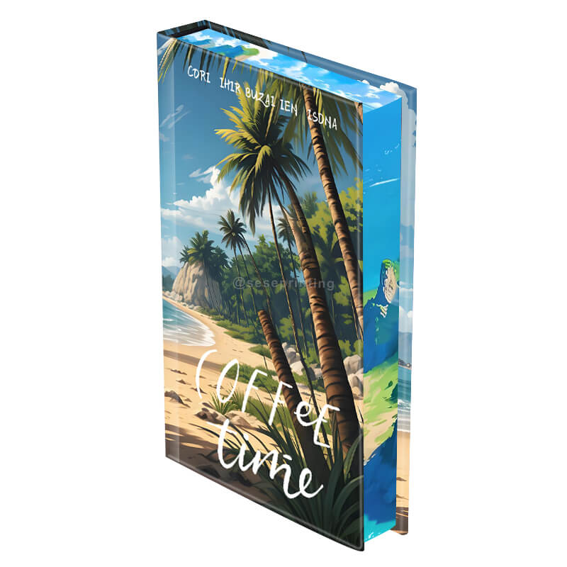Hardcover Book with Full Color Stenciled Edges and Foil on Cover