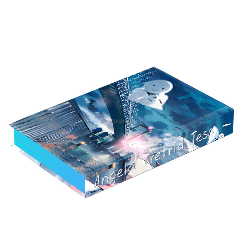 Special Edition Hardback Book Printed with Custom Sprayed Edges
