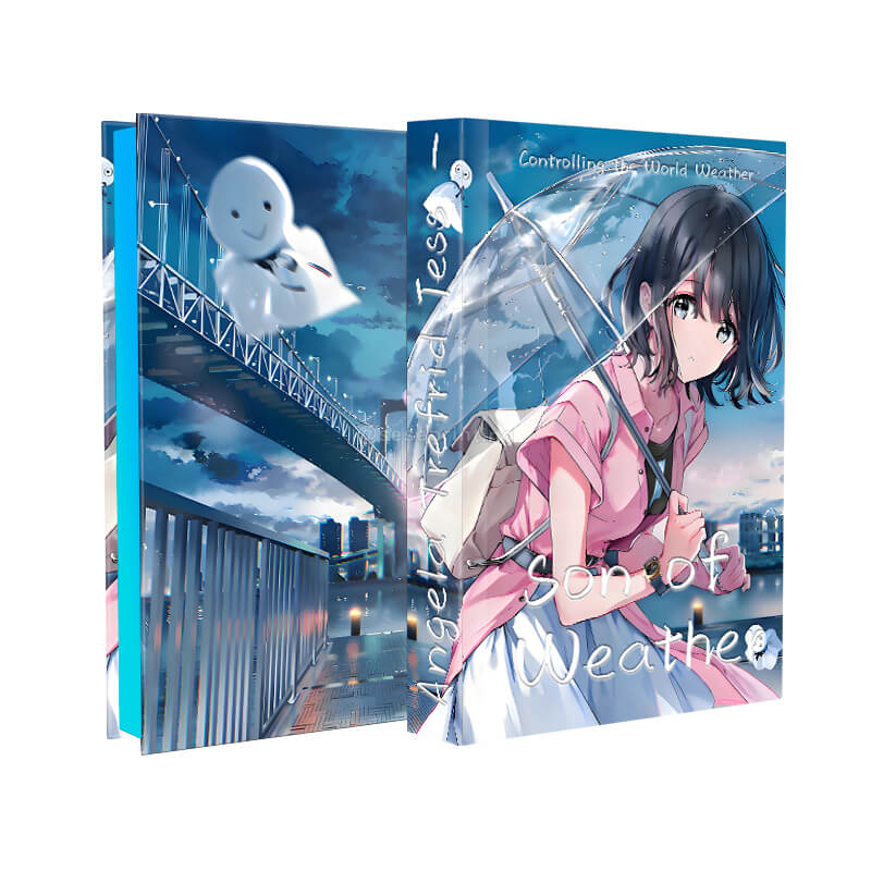 Special Edition Hardback Book Printed with Custom Sprayed Edges