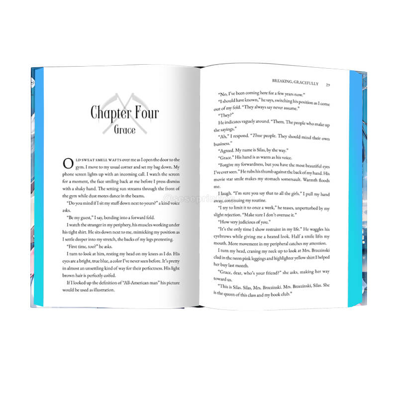 Special Edition Hardback Book Printed with Custom Sprayed Edges