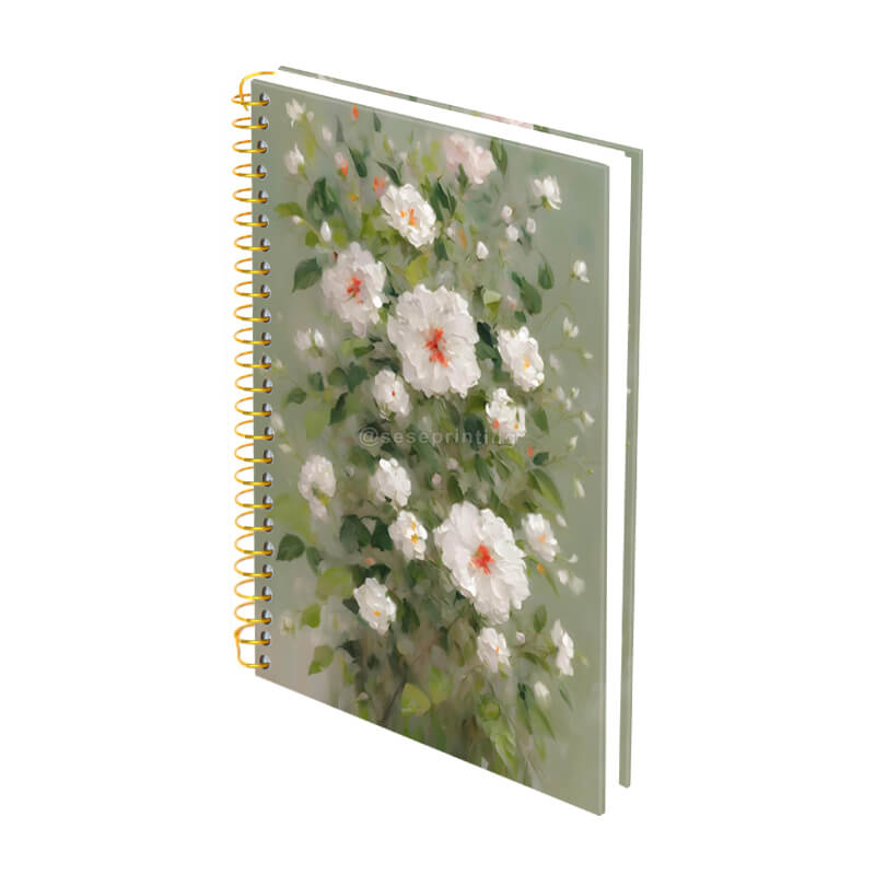 Customizable Interior Page Format Spiral Notebook for Students