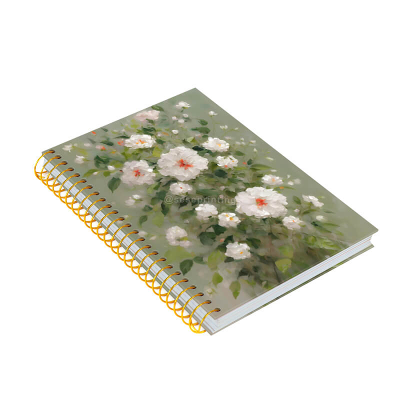 Customizable Interior Page Format Spiral Notebook for Students