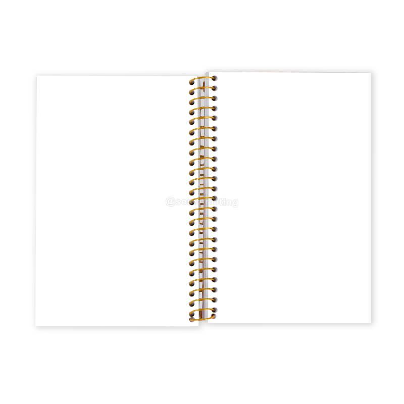 Customizable Interior Page Format Spiral Notebook for Students