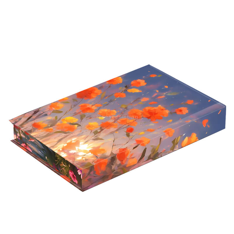 Printing Hardcover Sprayed Edges Book with Gold Foil Stamped