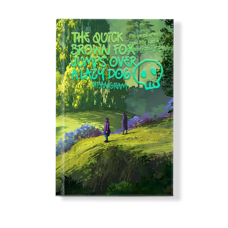 Hardcover Special Edition Novel with Foil on Cover and Gilded Edges