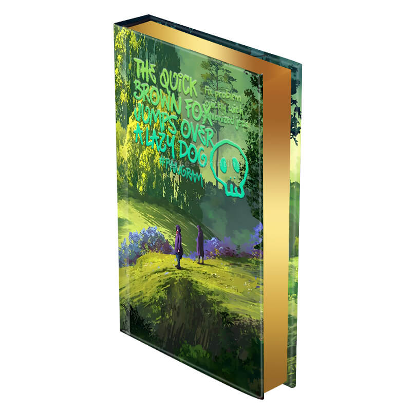 Hardcover Special Edition Novel with Foil on Cover and Gilded Edges