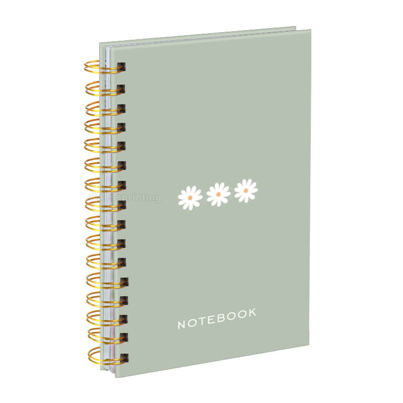 Custom Journal Printing Coil Bound Hardcover Notebook Planner