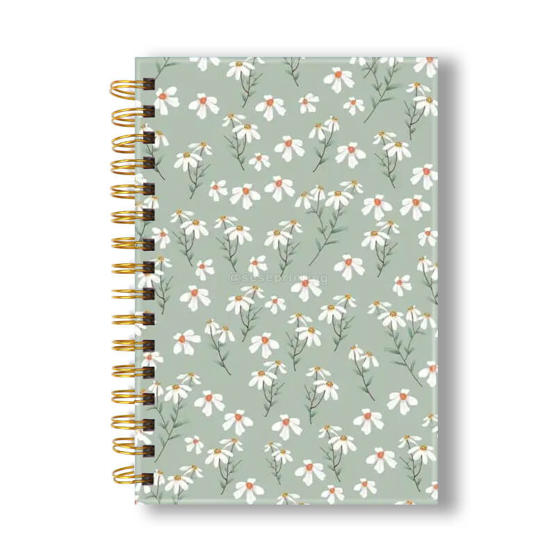 Custom Printing Hardcover Spiral Bound Composition Notebooks
