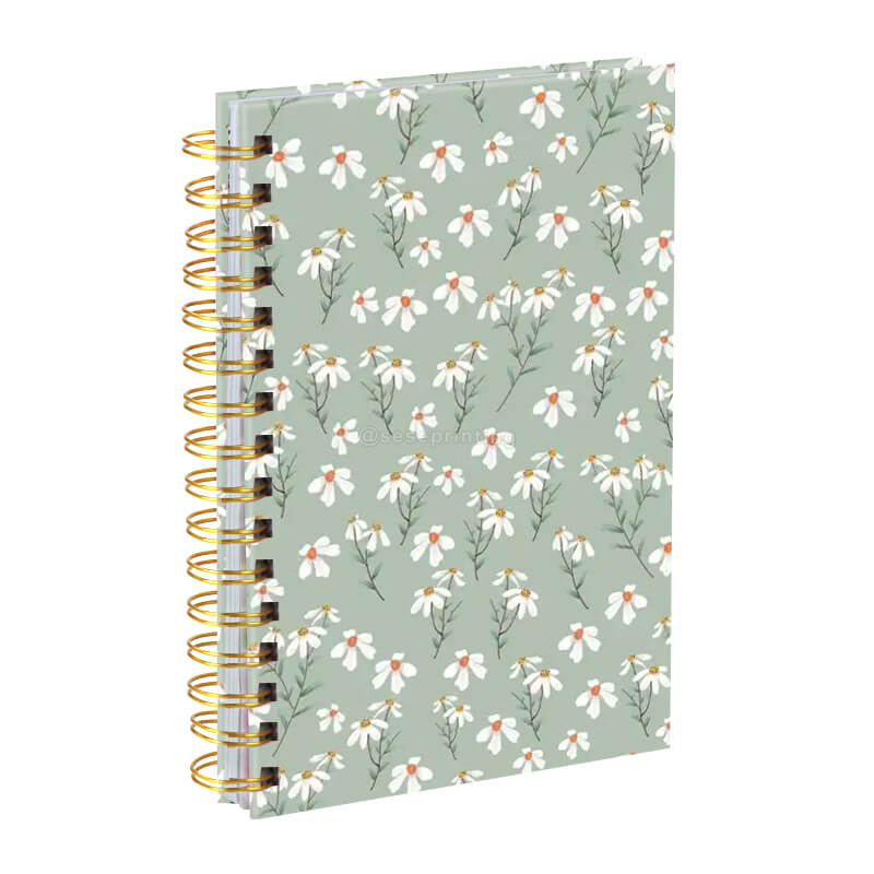Custom Printing Hardcover Spiral Bound Composition Notebooks