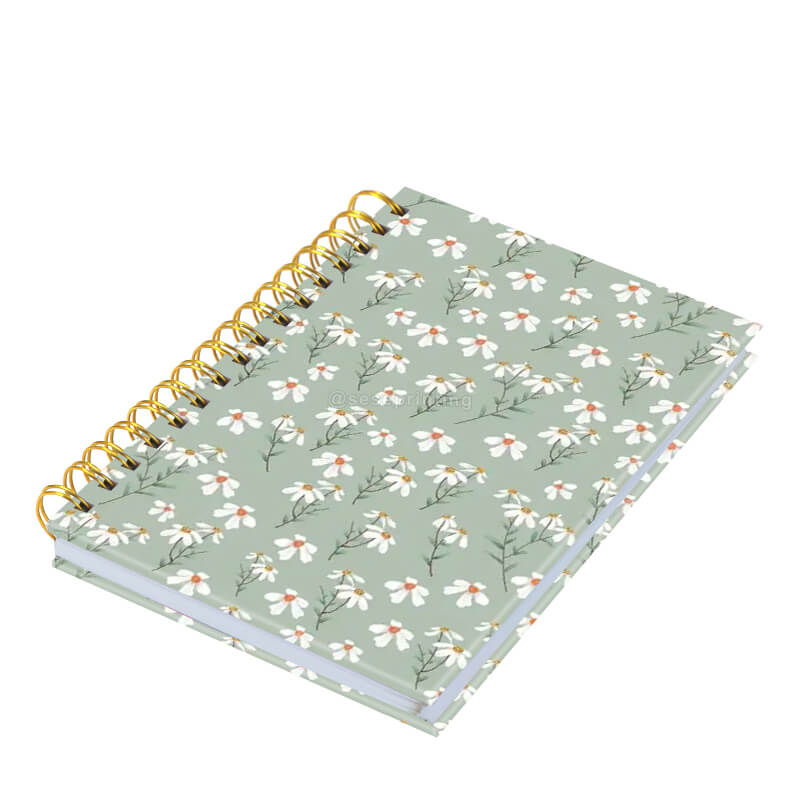 Custom Printing Hardcover Spiral Bound Composition Notebooks