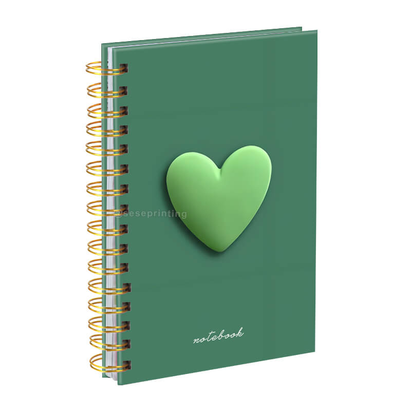 Custom Printing Double Spiral Hardcover Daily Notebook Journal