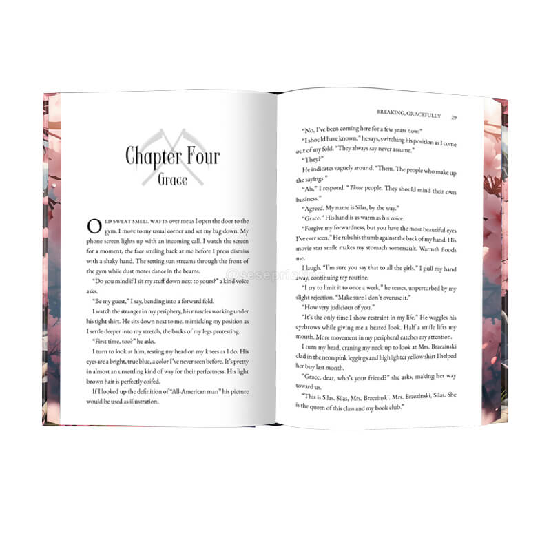 Exclusive Special Hardcover Books with Pattern Sprayed Edges